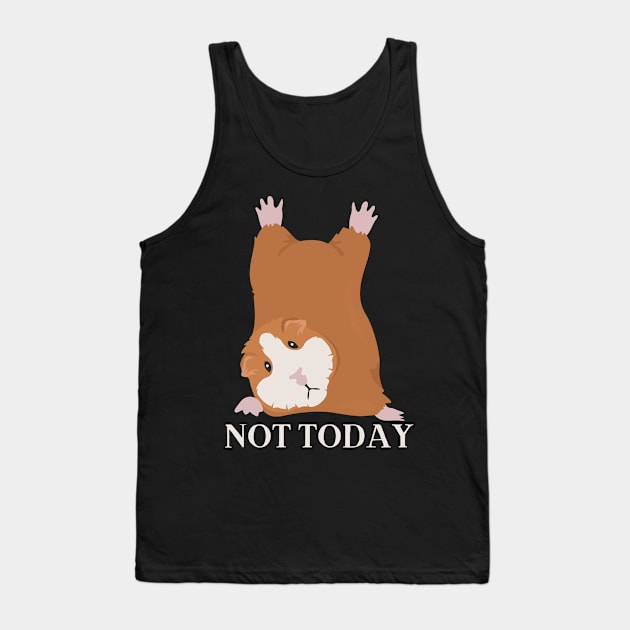 Lazy Hamster Nope not Today funny sarcastic messages sayings and quotes Tank Top by BoogieCreates